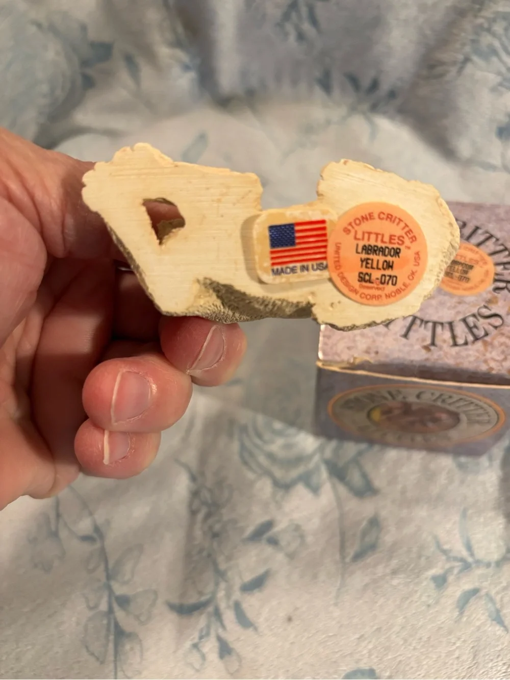 Ston Critter Littles Yellow Labrador Figure